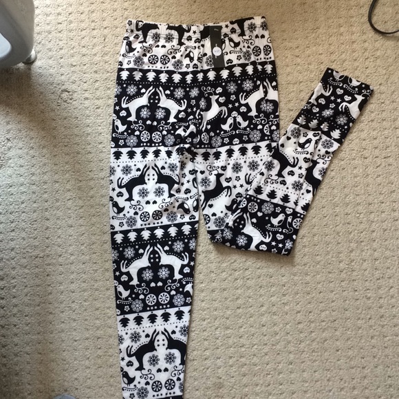 💖Beautiful winter christmas leggings - Picture 2 of 5